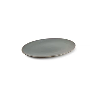 740557 plat bord fine dining&living 36x25,5 cm ovaal cirro groen