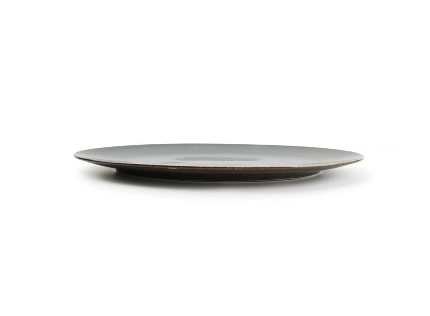 740557 plat bord fine dining&living 36x25,5 cm ovaal cirro groen plate
