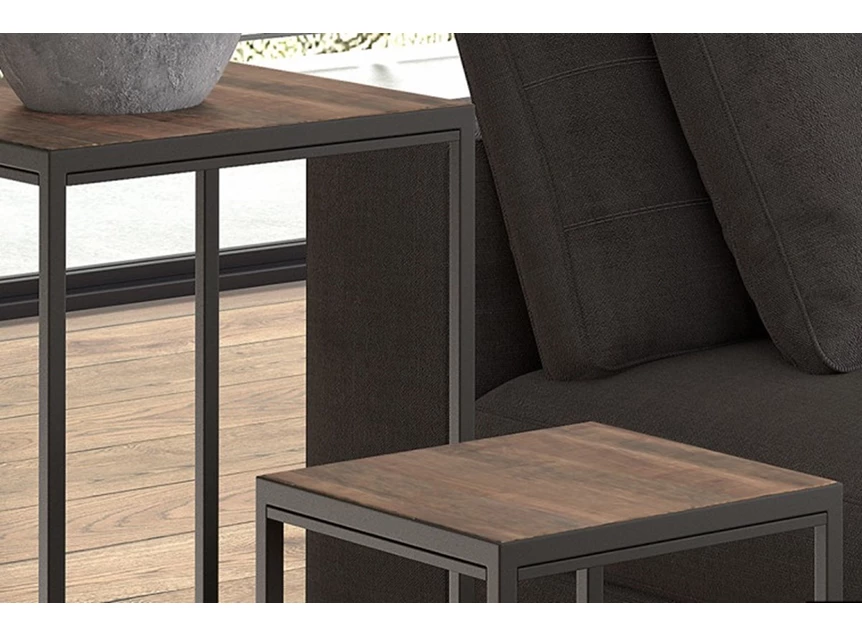 Bijzettafels madeira 2-delig magnolia 3915-1 Rousseau Detail