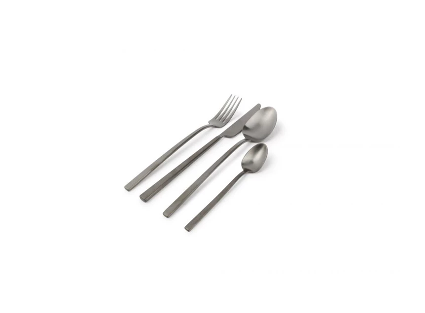 823356 bestekset 16-delig mat zwart terno