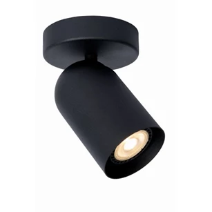 13958-01-30 lucide punch wandspot zwart 1XGU10