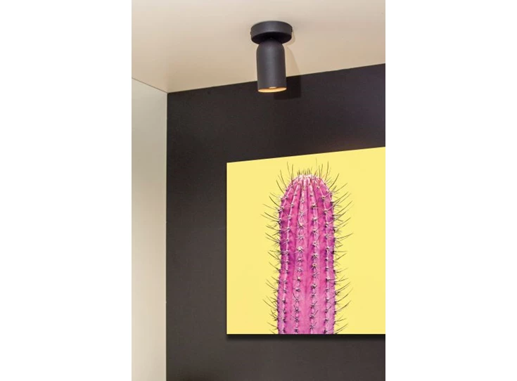 13958-01-30 lucide punch wandspot zwart 1XGU10 sfeer