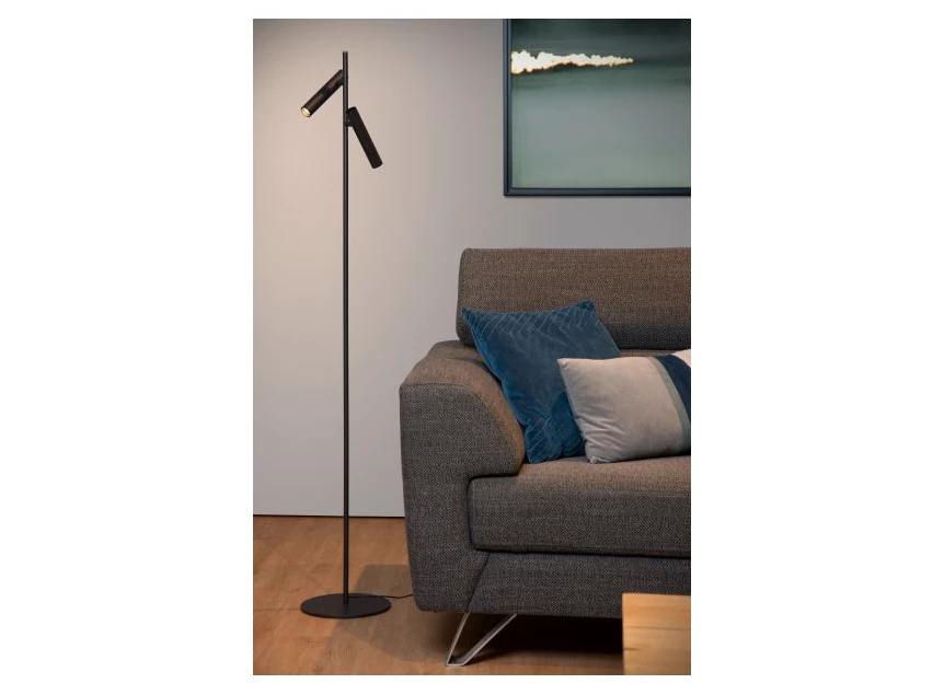 79781-10-30 lucide PHILON leeslamp Ø 23 cm LED Dimb. bovenkant sfeer