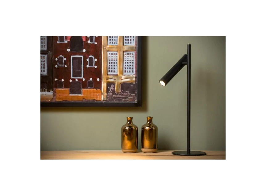 79581-05-30 lucide philon tafellamp Ø 13 cm 3000k zwart  sfeer