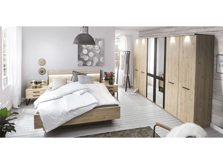 Brussel zweefdeurkast wiemann mobel commode nachttafels slaapkamer futonbed