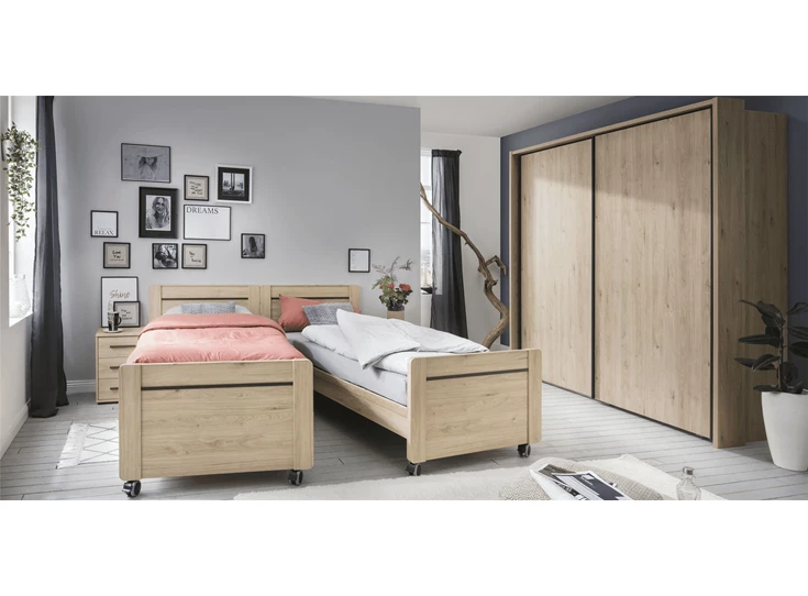 Brussel nachttafels futonbed zweefdeurkast commode slaapkamer wiemann mobel