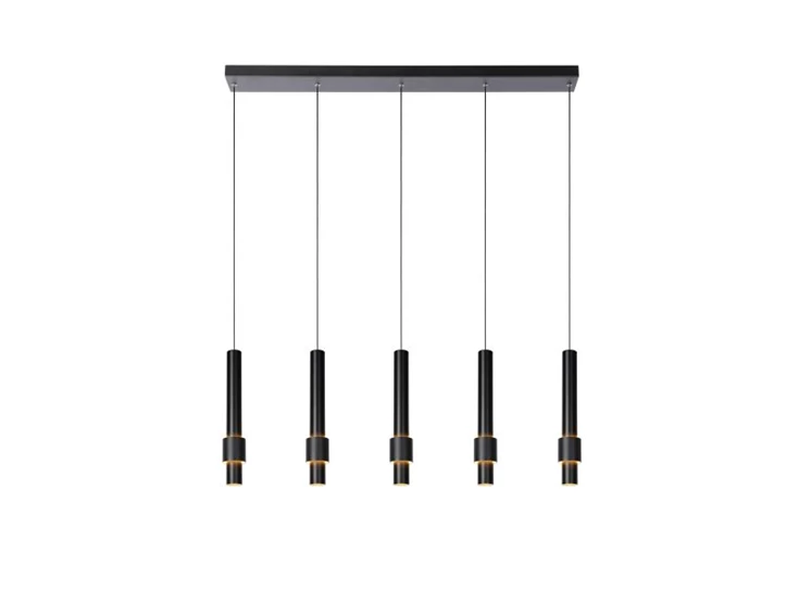 24402-30-30 lucide margary hanglamp 5x4,2W zwart