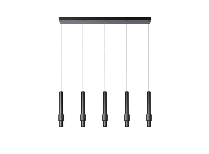 24402-30-30 lucide margary hanglamp 5x4,2W zwart lamp