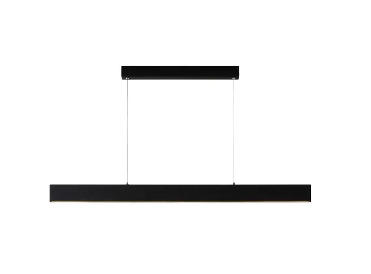 45455-50-30 Lucide Raya led hanglamp zwart 2700K