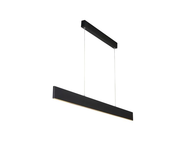 45455-50-30 Lucide Raya led hanglamp zwart 2700K plafond