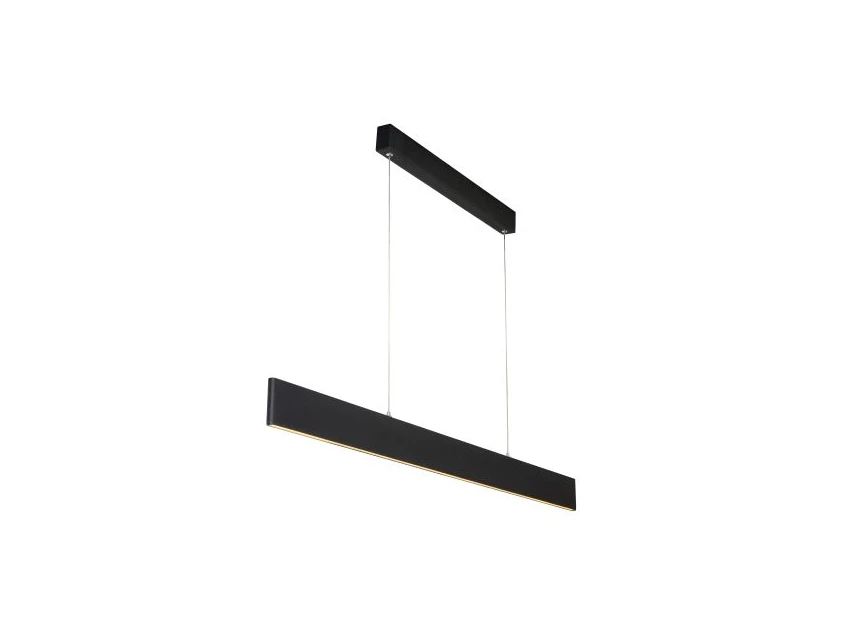 45455-50-30 Lucide Raya led hanglamp zwart 2700K plafond