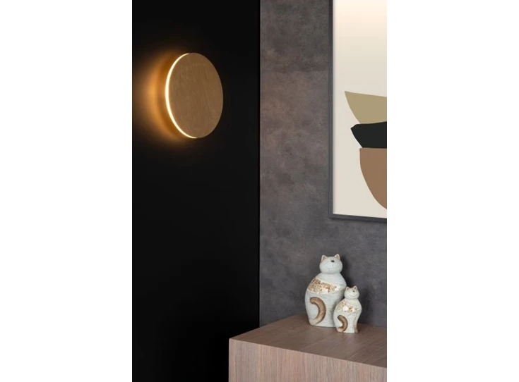 46201-08-02 lucide eklyps mat goud 25dm LED sfeer