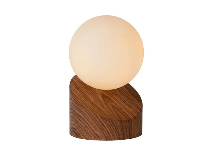 45561-01-70 lucide len tafellamp hout metaal