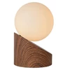 45561-01-70 lucide len tafellamp hout metaal licht