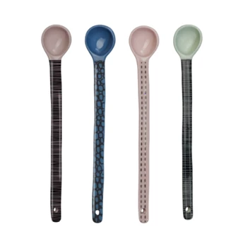 44930214 ASA lepels set/4 stoneware