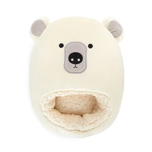 B27546 bergers voetwarmer ijsbeer wit poly Balvi