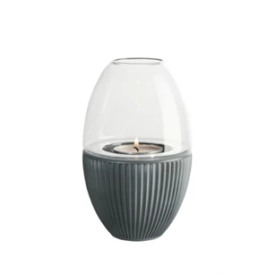 1347617 ASA Theelichthouder Yoko basalt