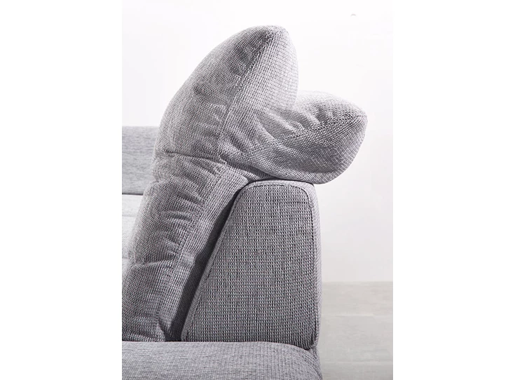 Verstelbare hoofdsteun Canapé 3-zit Taoo NL75 leder Willi Schillig