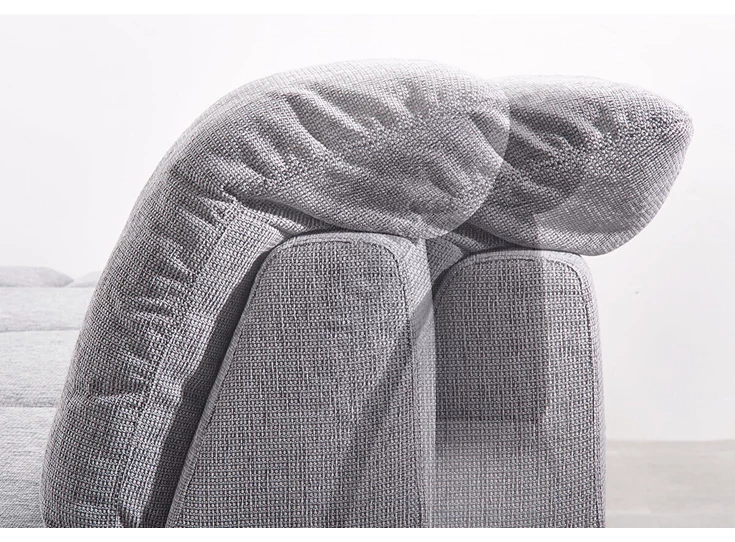 Verstelbare rugleuning Canapé 3-zit Taoo NL75 leder Willi Schillig