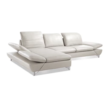 Hoeksalon Taoo met longchair leder Willi Schillig