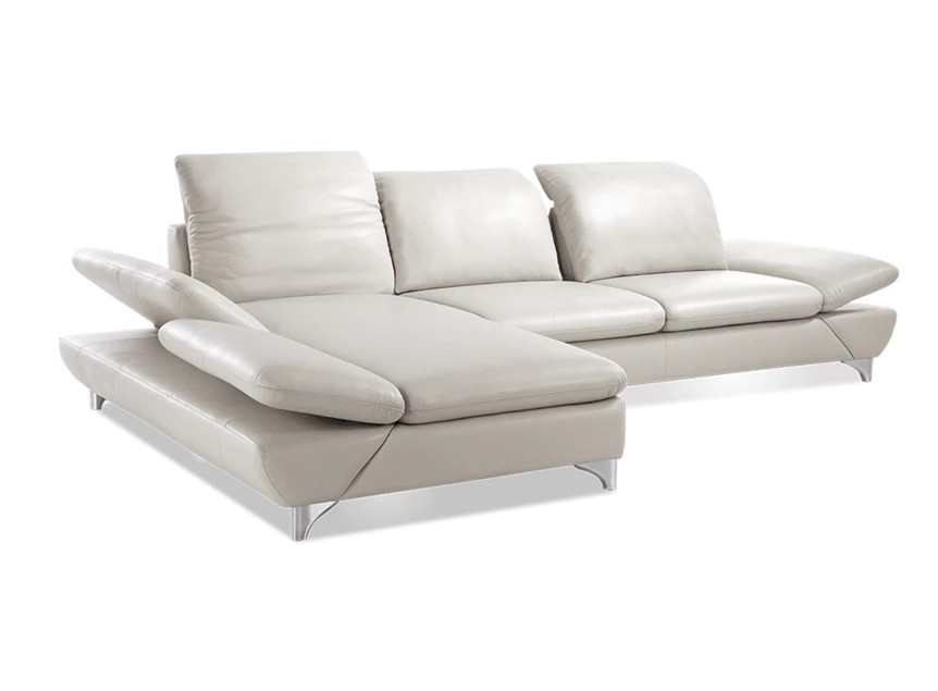 Hoeksalon Taoo met longchair leder Willi Schillig