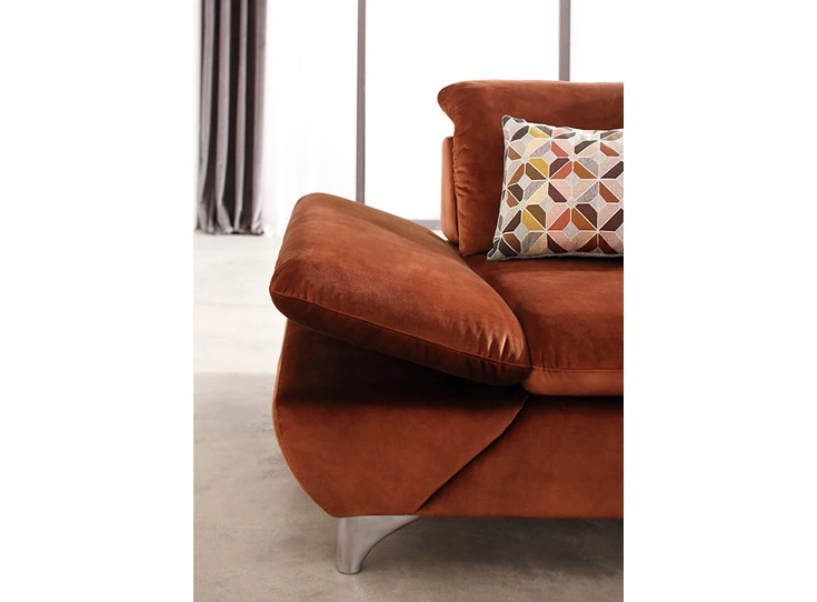 Verstelbare armleuning Hoeksalon Taoo stof Willi Schillig