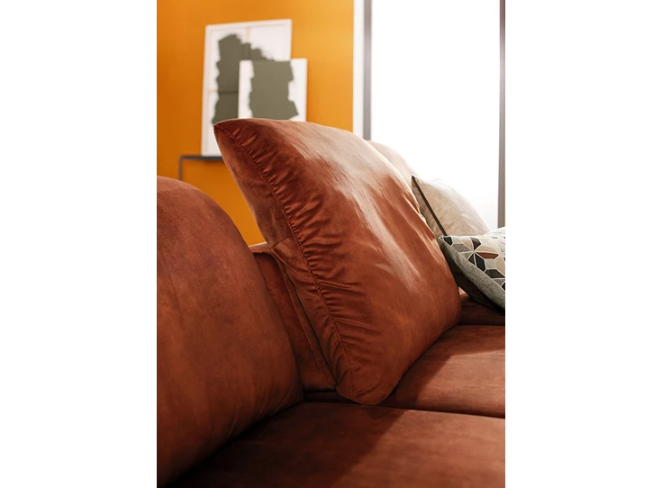 Verstelbare rugleuning Hoeksalon Taoo stof Willi Schillig