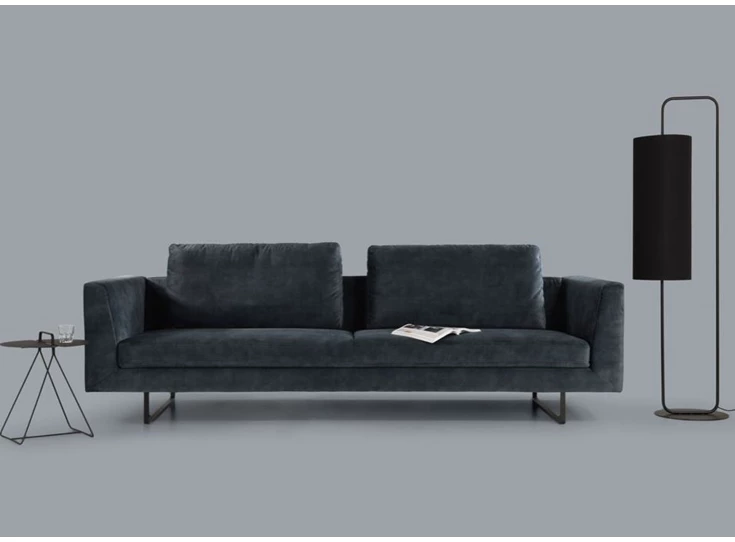 Met achtergrond Salon August 3-zit stof Moome by Indera