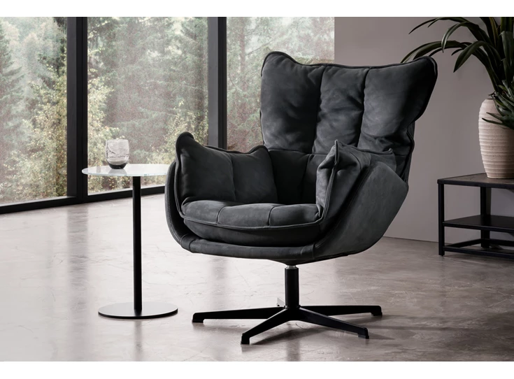 Sfeerbeeld Bijzetzetel Jules I leder Designwerk