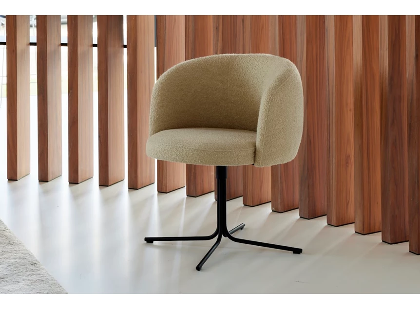 Detail Armstoel Olivo Spider Base Moss-Tex Joli