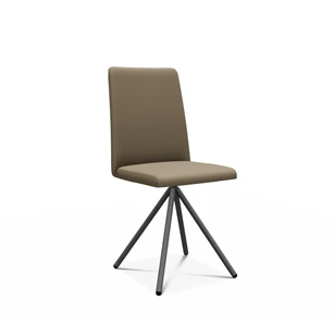 Stoel Pinot perfecta stof kunstleder draaibar zitting eetkamerstoel