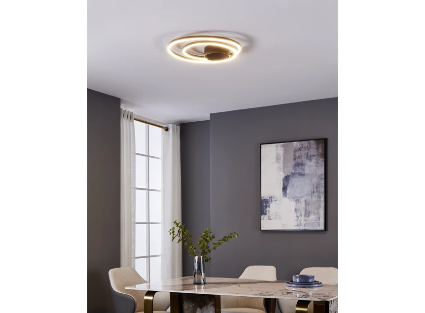 900471 ruotale plafondlmap led zwart eglo sfeerbeeld