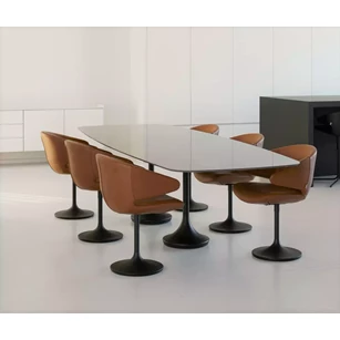 Tafel Central Faux Elyps xeramica black diamond Joli