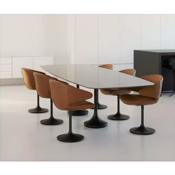 Tafel Central Faux Elyps xeramica black diamond Joli