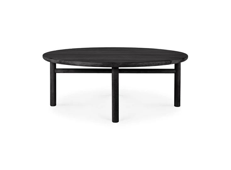 Zijkant Salontafel Teak Quatro Black Outdoor Coffee Table 10268 Ethnicraft