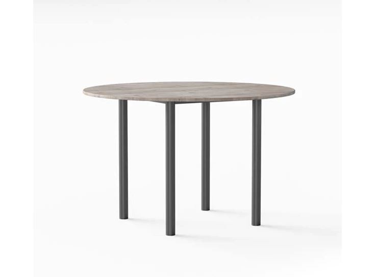 Tafel Lustra Melamine blad groot epoxy onderstel perfecta