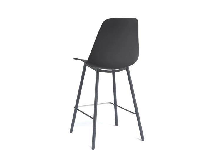 Bar stool Claudio Perfecta PP01 black - EP79 Bucket seat - Back