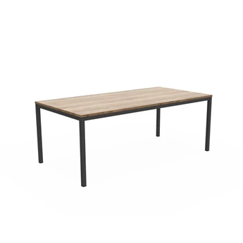 Tafel Cobra Halifax tafelblad houtimitatie configuratie perfecta epoxy onderstel