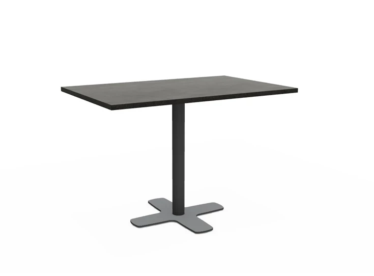 Tafel Spinner HPL perfecta tafelblad epoxy onderstel configuratie