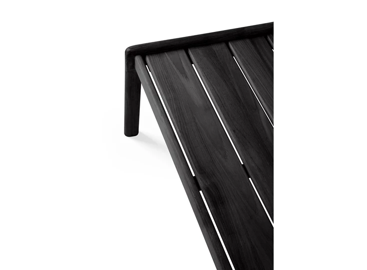 Bovenkant Salontafel Teak Jack Black Outdoor Coffee Table 10245 Ethnicraft