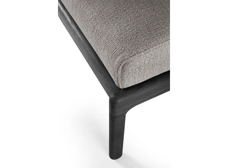 Bovenkant Poef Teak Jack Black Outdoor footstool Mocha 10239 Ethnicraft