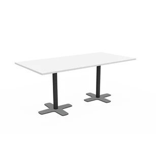 Tafel Spinner2 Fenix tafelblad epoxy onderstel 2 poten perfecta configuratie