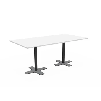 Tafel Spinner2 Fenix tafelblad epoxy onderstel 2 poten perfecta configuratie