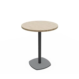 Tafel Circa Melamine tafelblad rond 60cm configuratie perfecta epoxy onderstel