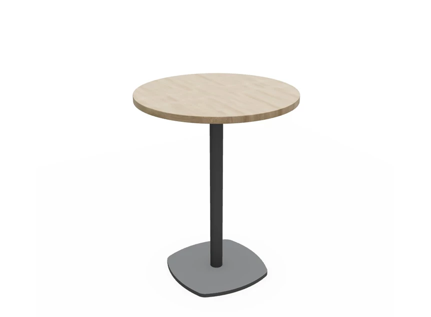 Tafel Circa Melamine tafelblad rond 60cm configuratie perfecta epoxy onderstel
