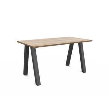 Tafel Veneto Halifax tafelblad rechthoekig perfecta epoxy onderstel configuratie