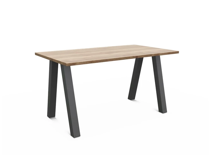 Tafel Veneto Halifax tafelblad rechthoekig perfecta epoxy onderstel configuratie