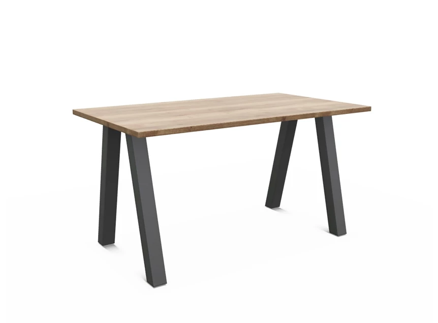 Tafel Veneto Halifax tafelblad rechthoekig perfecta epoxy onderstel configuratie