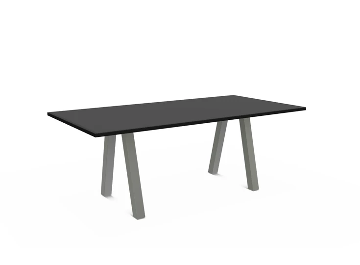 Tafel Veneto Fenix tafelblad A-poten onderstel epoxy perfecta configuratie