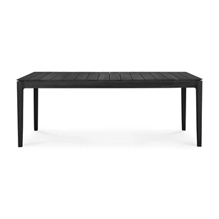 Tafel Teak Bok Black Outdoor Dining Table 10277 Ethnicraft